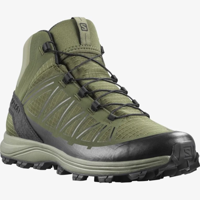 Salomon Speed Assault Men's Tactical Boots Olive | CA 54V28